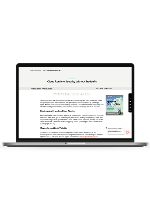 無需權衡的雲端執行階段安全性