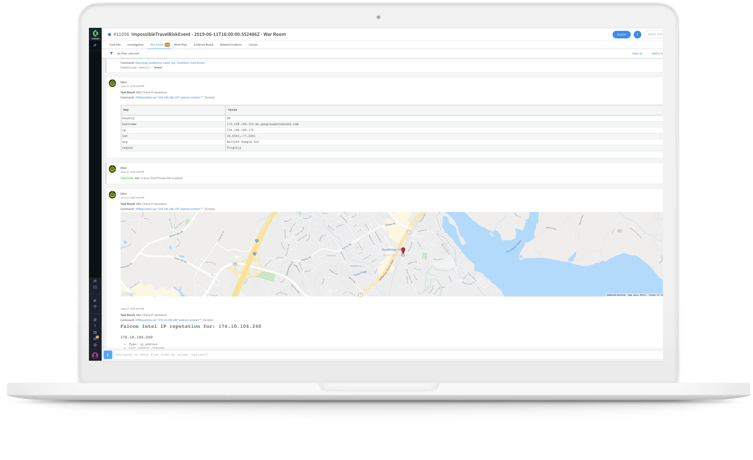 戰情室可處理每個事件