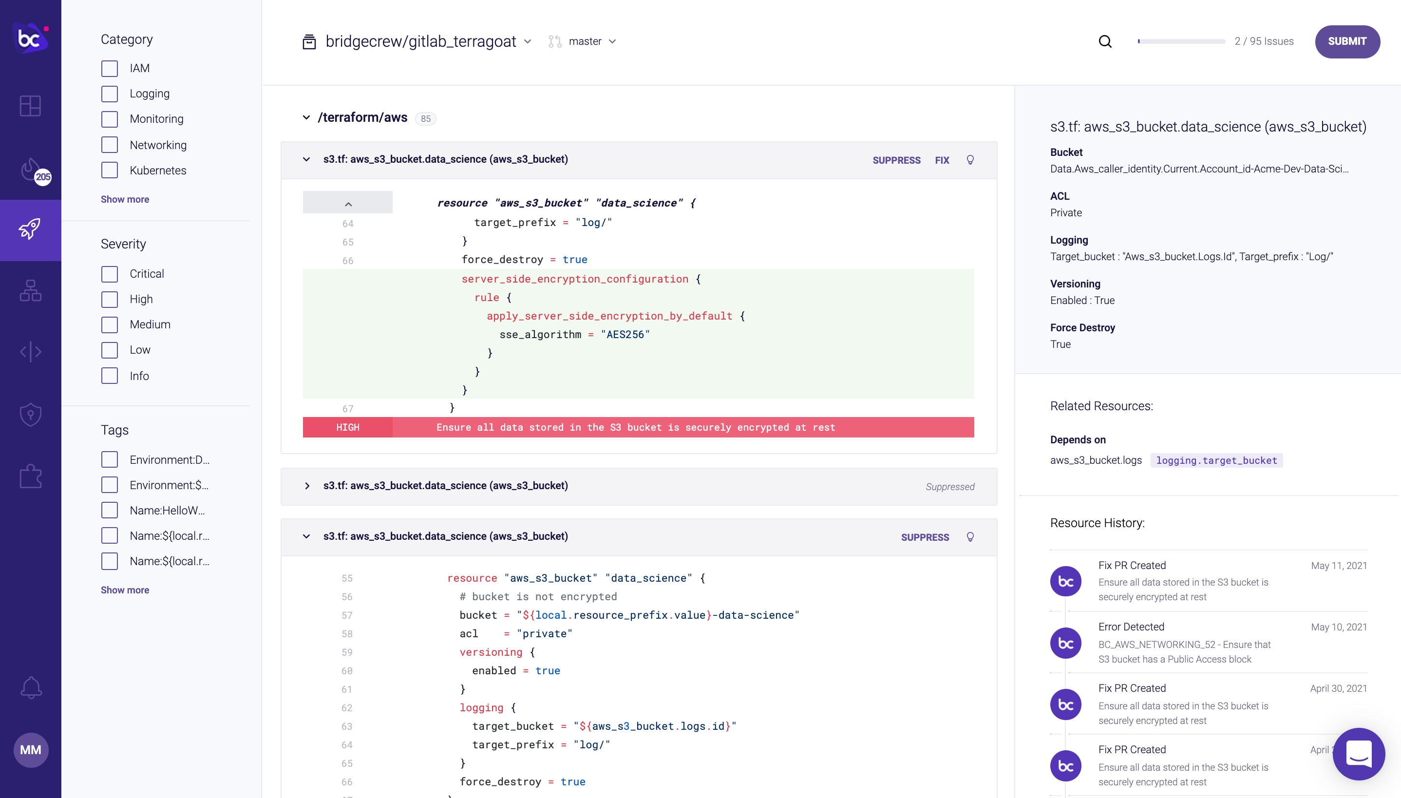 Infrastructure as Code (IaC) Security Front