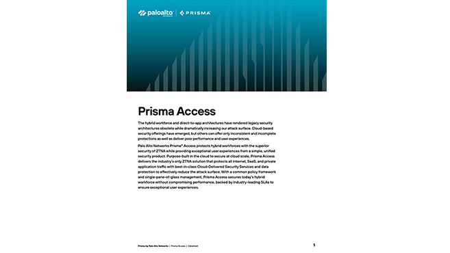 Prisma Access 型錄