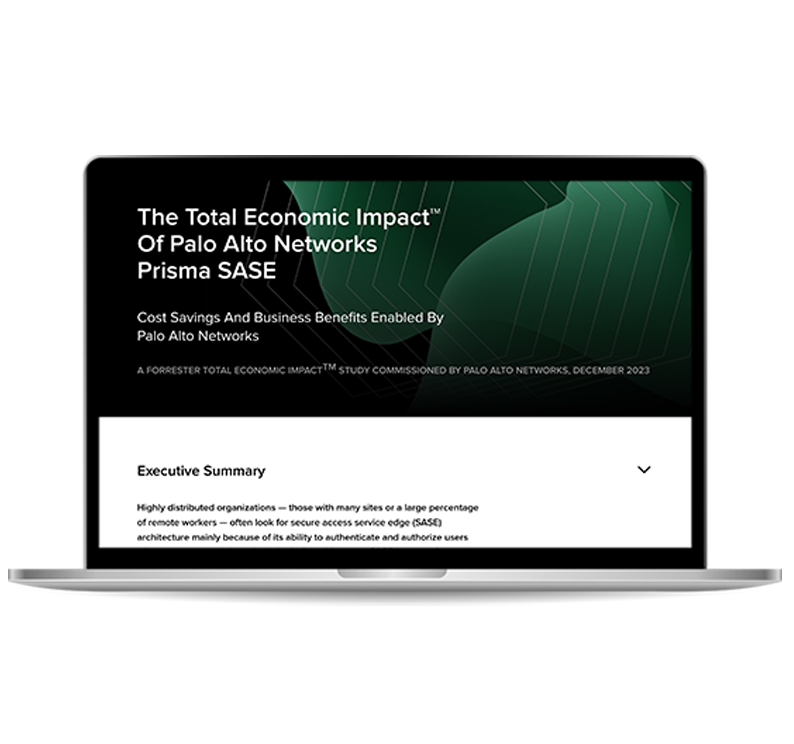 Palo Alto Networks Prisma SASE 的總體經濟影響™